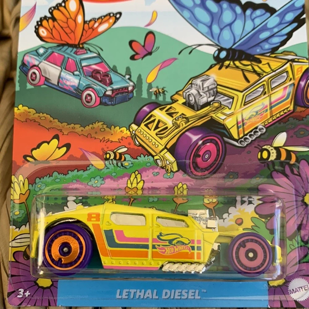Lethal Diesel Hot Wheels Rod Car HotWheels Yellow HotRod Spring Easter 2025 🆕